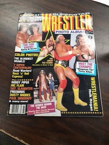 Superstar Wrestlers Magazine Vol. 1 Photo Album Hogan Terry Allen Von Erichs WWF - Picture 1 of 6