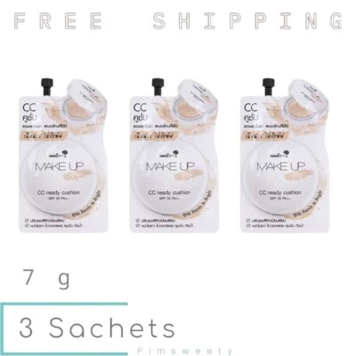 3  Sachets X 7 g Nami Make Up Pro CC Ready Cushion SPF 35 PA ++ Bright Radiant - Image 1 of 4
