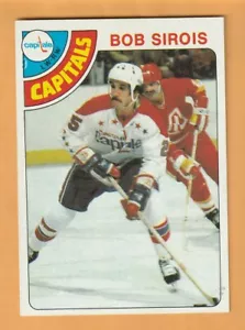 Bob Sirois Washington Capitals 1978-79 Topps #96 12J - Imagen 1 de 2