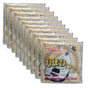 10Sets Alice OUD Strings UD Strings Clear Nylon Silver-Plated Copper Alloy AOD11 - Picture 1 of 4