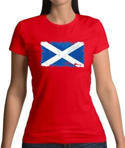Schottland Grunge Stil Flagge - Damen - Edingburgh Glasgow Country Reise