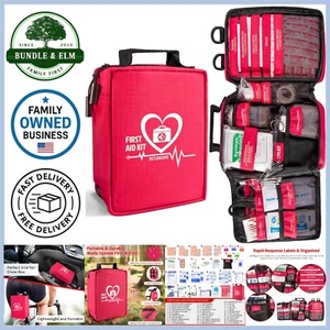 Kit Pronto Soccorso Trauma Impermeabile Portatile Compatto Forniture di Emergenza per Casa - Foto 1 di 8