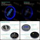 For Lincoln Colorful LED Car Cup Holder Pad Mat Interior Atmosphere Lights 2PCS