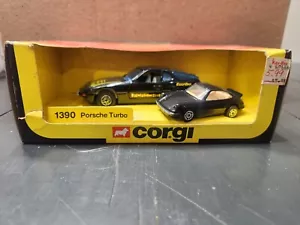 Corgi & Corgi Jr. Black Porsche 924 Turbo Special Value, NIB, 1983, #1390 - Picture 1 of 8