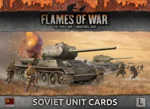 Flames of War - Armies of Late War: Tarjetas de unidad soviética FW130S - Imagen 1 de 1
