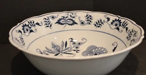 BLUE DANUBE BLUE ONION 10" SALAD BOWL - Picture 1 of 4