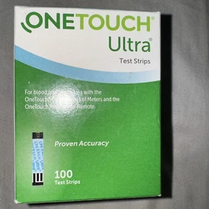 100 OneTouch Ultra Diabetic Test Strips Exp7-31-2025 edited 6-6- - Picture 1 of 1
