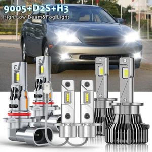 Para For Lexus ES300 2000-2003 HID/LED Bombilla de faro alto/bajo+luz antiniebla - Picture 1 of 21
