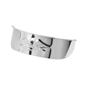 CHROME HEADLIGHT VISOR/PEAK for 5.75 inch Motorcycle Light Live To Ride: M331515 - Picture 1 of 2