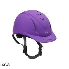 Ovation Deluxe Schooler Riding Helmet Purple Xs/s