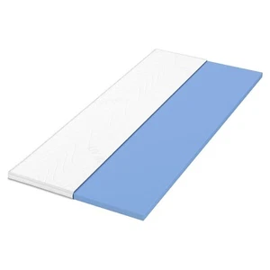 Matratzentopper mit Viscoschaumkern Reißverschluss Weiß 140 x 200 cm - Bild 1 von 1