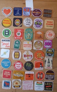 Pack Of 40 Assorted UK Brewery Beer mats / Coasters F Larger established UK brew - Picture 1 of 2