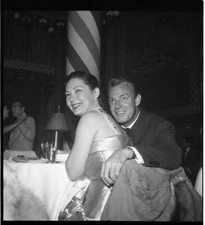 Dennis O'Keefe Steffi Duna 1950's Original 2.25 x 2.25 Camera Negative