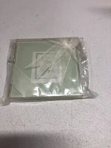 Set Of 2 Frosted Glass Coaster Picture Frames Home - Picture 1 of 3