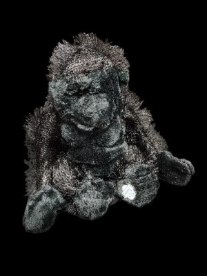 Ganz Webkinz Black Gorilla Ape Primate Plush Stuffed Animal HM040 8" NO CODE - Image 1 of 3