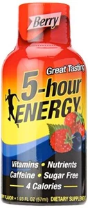 5 Hour Energy Drink, Berry, 1.93 oz (6 Bottles) (5 Pack) - Picture 1 of 1