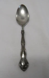 WALLACE Sterling Silver Handle SCARBOROUGH Table Serving Spoon 8.25" - Picture 1 of 7