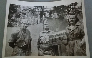 Foto stampa vintage notizie internazionali se seconda guerra mondiale esercito infermiera a Manila Pacifico - Foto 1 di 8