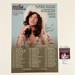 SIERRA FERRELL SIGNIERT 12X18 FOTO LANGE KOMMENDE TOUR MIT JSA COA - Bild 1 von 3