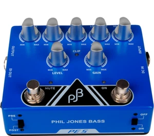 Phil Jones Bass PE-5 5-band EQ Preamp and Direct Box Pedal - Picture 1 of 9