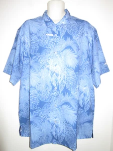 TOMMY BAHAMA Sport Bahama Coast Luminescent IslandZone Hawaiian Shirt 2XLB $168 - Picture 1 of 11