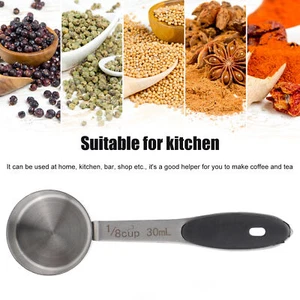 30ML Tablespoon Coffee Scoop Measuring Spoon Powder Spoon Stainless Steel NEW - Picture 1 of 9