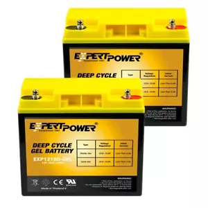 2 Packs: 12V 18AH GEL Battery for ActiveCare Cobalt X23 Wheelchair - Picture 1 of 7