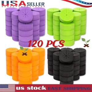 120 Pack Neoprene Clone Collars, 2" Foam Cloner Inserts for Net Pots, Hydroponic - Picture 1 of 7