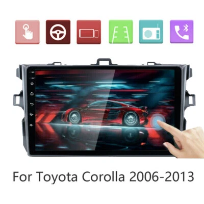 Android 10 For Toyota Corolla 2007 2008 2009 2010 2011 Car Radio GPS LED Camera - Image 1 of 4