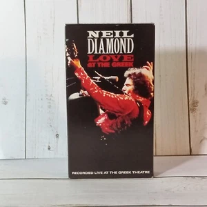 Neil Diamond Love at the Greek VHS Tape 1976 Live Performance 92 Sony Release - Picture 1 of 10