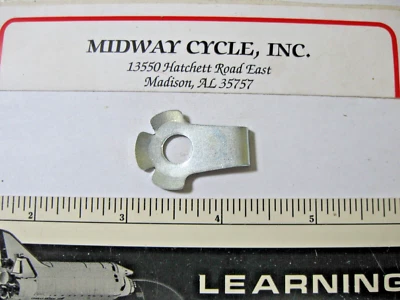 HONDA CB175/350/400/450 NOS OEM BRAKE STOPPER TONGUED WASHER B 90532-292-000 jh - Image 1 of 4