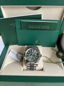 Rolex Sky-Dweller - 336934 - Mint Green Dial-Full Stickers - Picture 1 of 5
