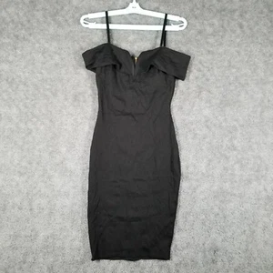 Cameo Women Sz S Bodycon Dress Black NWOT Sleeveless Sweetheart Neck Solid - Picture 1 of 9