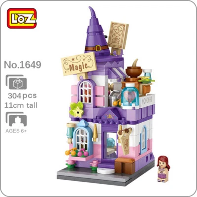 Street View Halloween Magic Store LOZ Diamond Building Blocks iBlock Fun 1649 - Image 1 of 3