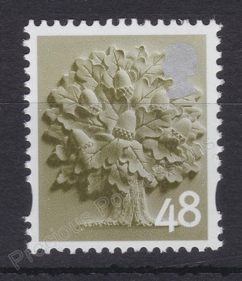 GB SG EN12 MNH MINT England 48p Oak Tree Regional MINT Definitive - Image 1 of 1