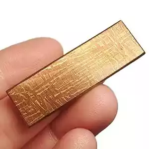 18,2g Muonionalusta Meteoritenscheibe QC709 - Bild 1 von 6