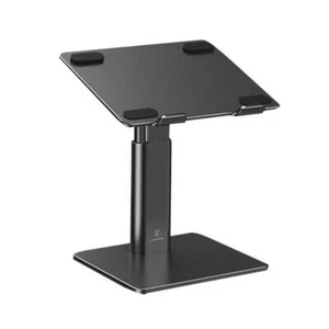 Black Portable Aluminum Laptop Support - Lifting and Raising - Picture 1 of 7