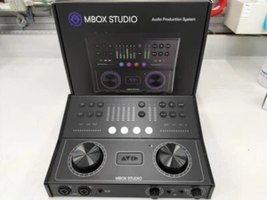 Avid MBox Studio USB Audio Interface USB-C Desktop Black top mint from Japan - Picture 1 of 6