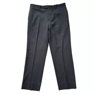 Brooks Brothers Madison Wool Dress Pants Classic Gray Suit Trousers Mens 40X30 - Picture 1 of 9