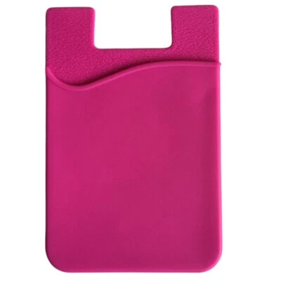 Бумажник чехол карман универсальный силиконовый эластичный двойной стикер карты держатель - Изображение 1 из 4