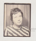 Pretty Cute Young Woman Girl Charming Female Unusual Old Snapshot Photo Booth