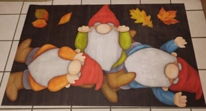 Evergreen,Layering Mat ,Gnome Trio Mat Peeper underlayment welcome Mat Fairy - Picture 1 of 9