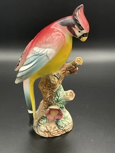 Ceramic 6.5” Parrot Figurine- Japan Multi-Color Home decor  - Picture 1 of 7