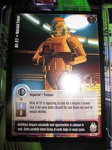 STAR WARS CCG JEDI KNIGHTS CARD MINT/N-MINT 1ST DAY 58C COM AF-27 MOTIVATED... - Imagen 1 de 2
