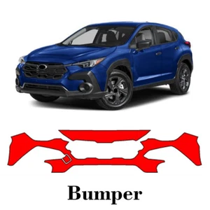 Front bumper PreCut PPF Paint Protection Film For Subaru Crosstrek 2024-2025 - Picture 1 of 8