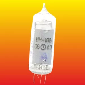 TUBO NIXIE RUSO IN-19V ""A/B", ""~", "", ""--", "", ""+", ""dB"" USADO 100% PROBADO - Imagen 1 de 5