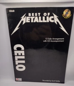 Metallica Best of Cello Play Along 12 solo Songs with CD Accompaniment - Picture 1 of 7