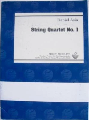 Daniel Asia String Quartet No.1 Sheet Music 1992 Score & Parts  Merion 144-40206 - Image 1 of 2