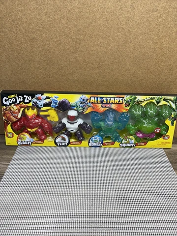 Heroes of Goo Jit Zu All Stars 4 Pack 2023 Green Hydra Ultra Rare Figure NEW Cover