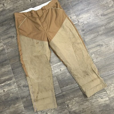 Vintage GAME WINNER Sportswear Hunting Brush Pants NO SIZE TAG Talon STAINED* - Image 1 of 4